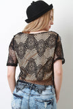 Eyelash Lace Top