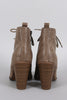 Breckelle Combat Stacked Booties