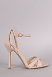 Wild Diva Lounge Patent Classy Open Toe Heel