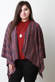 Tribal Open Front Poncho