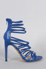 Liliana Open Toe Strappy Stiletto Heel