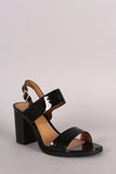 Liliana Two Band Slingback Chunky Stacked Heel