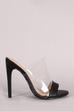 Liliana Open Toe Lucite Stiletto Heel