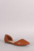 Breckelle Pointy Toe Slip On Dorsay Flat