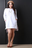 High-Low Hoodie Dress