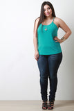 Round Neck Sleeveless Tank Top