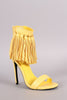 Privileged Tassel Ankle Cuff Stiletto Heel