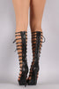 Privileged Grommets Lace-Up Gladiator Heel