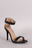 Breckelle Ankle Strap Open Toe Heel