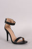 Breckelle Ankle Strap Open Toe Heel