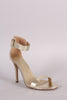 Breckelle Ankle Strap Open Toe Heel