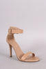 Breckelle Ankle Strap Open Toe Heel