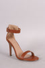 Breckelle Ankle Strap Open Toe Heel