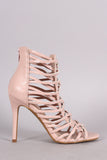 Shoe Republic LA Strappy Caged Stiletto Heel