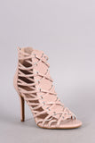 Shoe Republic LA Strappy Caged Stiletto Heel