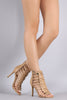 Shoe Republic LA Strappy Caged Stiletto Heel