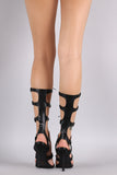 Breckelle Strappy Lace-Up Stiletto Heel