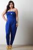 Strapless Ruched Jumpsuit