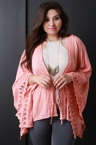 Crochet Spring Kimono Top