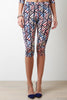 Patterned Print Capri Leggings