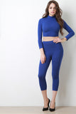 High Waist Cropped Leggings