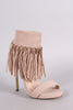 Liliana Suede Tassel Ankle Cuff Stiletto Heel