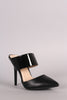 Wild Diva Lounge Two-Piece Pointy Toe Stiletto Pump