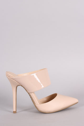 Wild Diva Lounge Two-Piece Pointy Toe Stiletto Pump