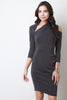 Asymmetrical Long Sleeve Dress