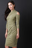 Asymmetrical Long Sleeve Dress