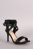 Wild Diva Lounge Crisscross Single Sole Heel