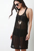 Sheer Crochet Lace Shift Dress