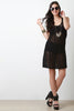 Sheer Crochet Lace Shift Dress