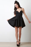 Sweetheart Fit and Flare Spaghetti Mini Dress