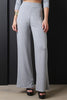 Simple Jersey Knit Wide Leg Pants