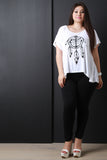 Anchor Dreamcatcher Graphic Print Tee