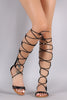 Braided Lace Up Gladiator Sandal