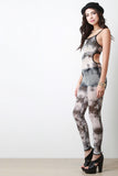 Tie Dye Mesh Jumpsuit