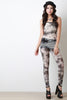 Tie Dye Mesh Jumpsuit