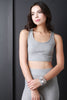 Thermal Knit Sleeveless Crop Top