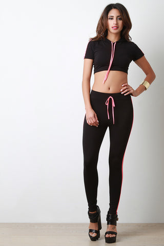 Double Side Stripe Leggings