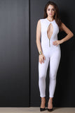 Sleeveless Keyhole Jumpsuit