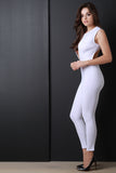 Sleeveless Keyhole Jumpsuit