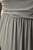 Solid Jersey Knit Strapless Maxi Dress