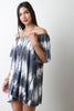 Tie Dye Off The Shoulder Dress