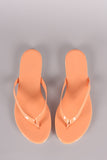 Liliana Simple Thong Slip On Flat Sandal