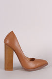 Liliana Pointy Toe Chunky Heeled Pump