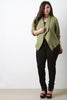 Half Sleeve Draped Blazer