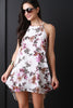 Floral Print Sleeveless Shift Dress