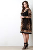 African Dashiki Print V-neck Dress